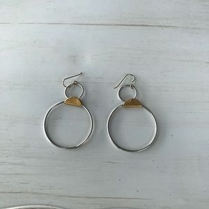 Medium Sized Silver Hoops